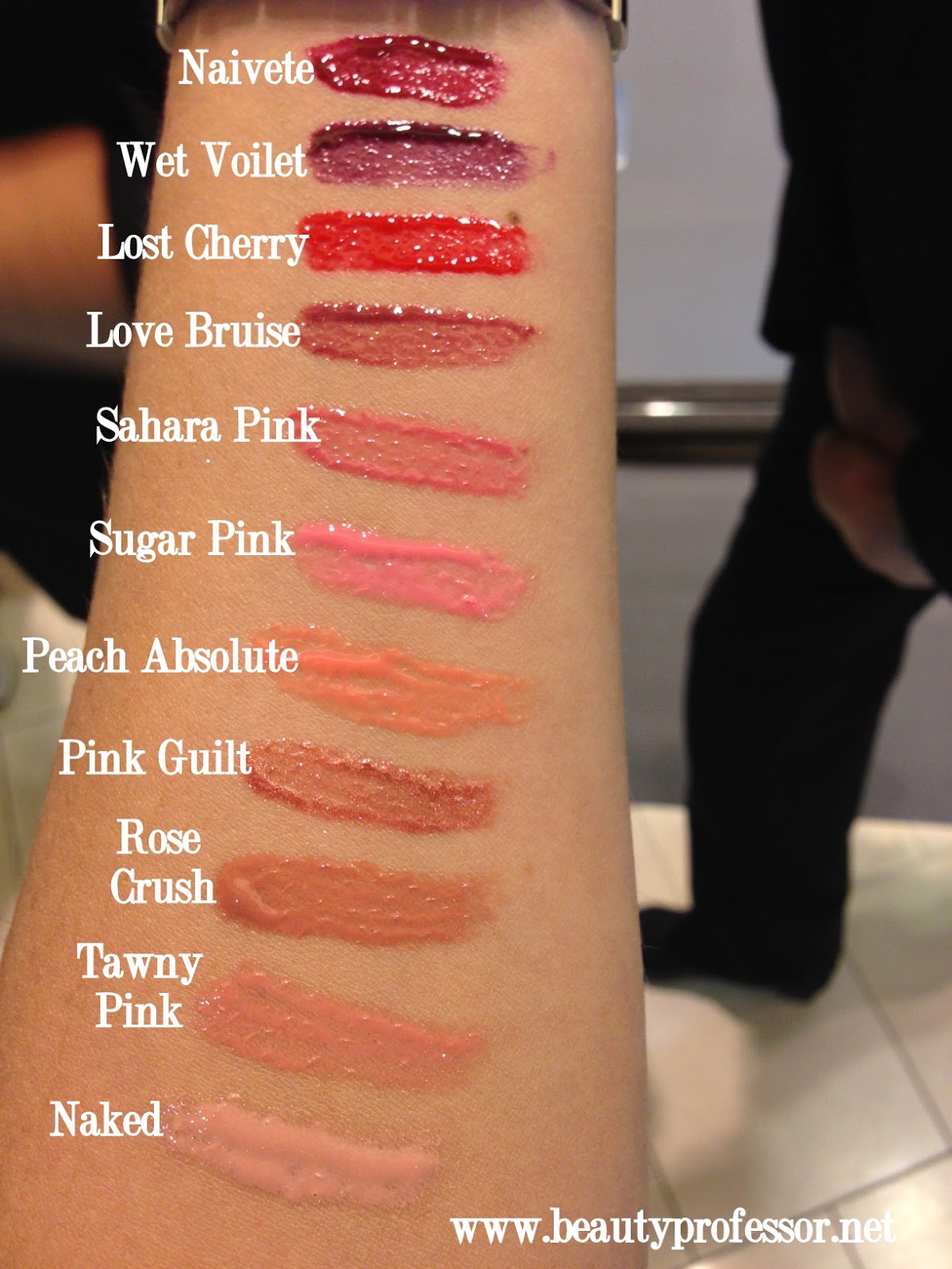 Tom Ford Ultra Shine Lip Gloss: Swatches of ALL Shades! - Beauty Professor