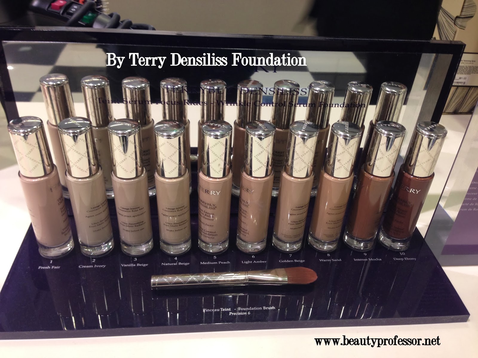 By Terry Densiliss FoundationSwatches of Every Shade! - Beauty
