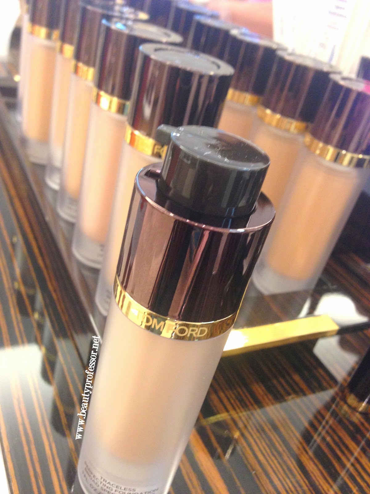 Tom Ford - Foundation...Swatches Beauty Perfecting Professor Traceless Shades! All of 15