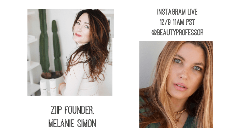Instagram Live with ZIIP founder Melanie Simon