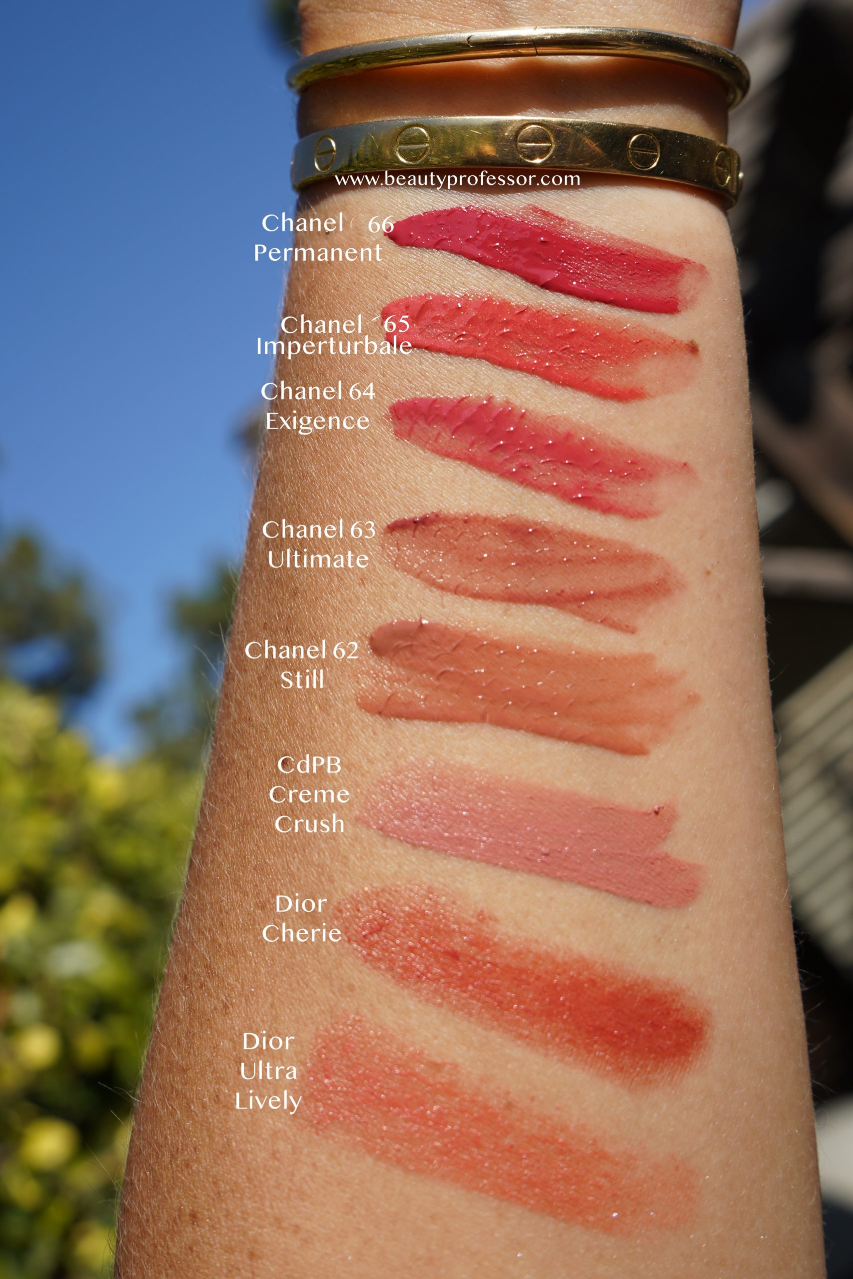 chanel rouge allure laque swatches | Spring Beauty Routine