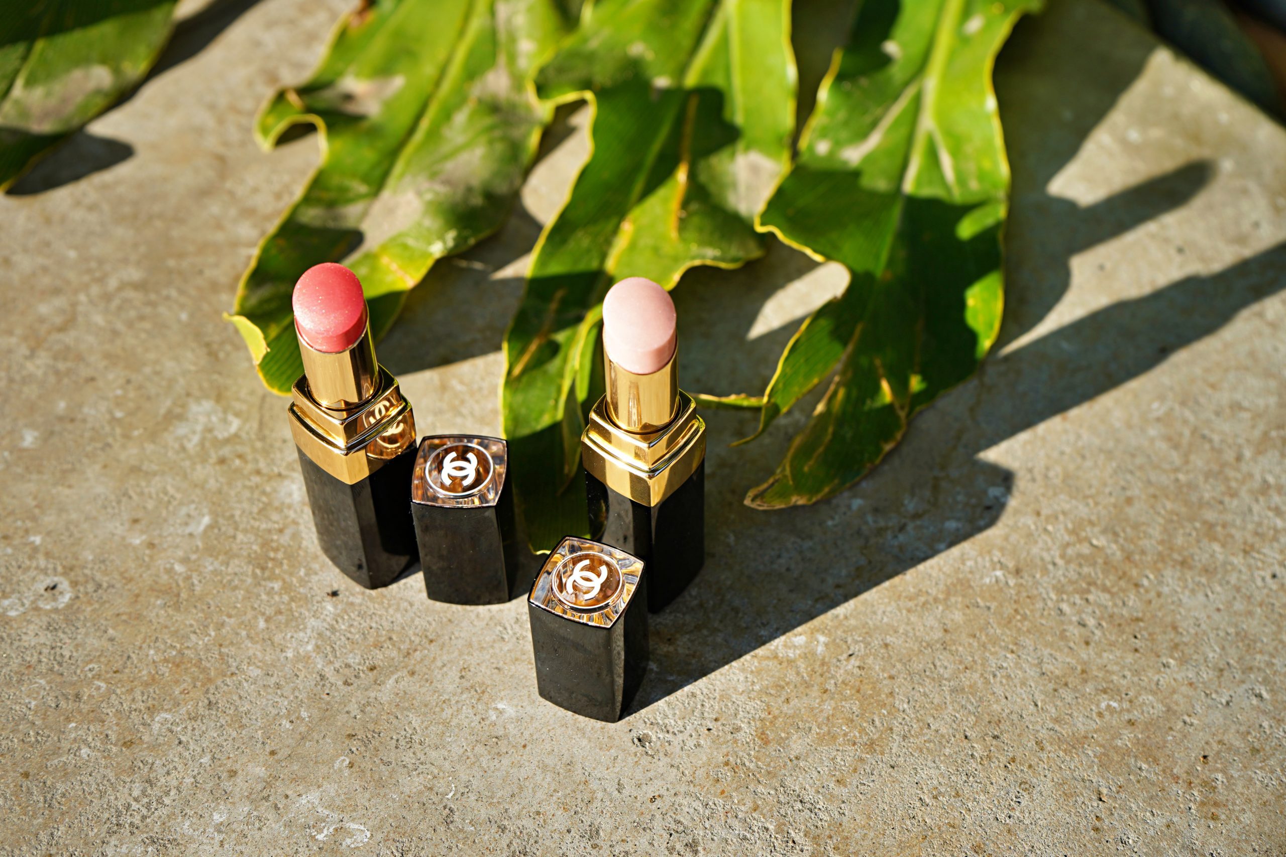 Chanel Rouge Coco Flash Lipsticks in Flushed and Douceur