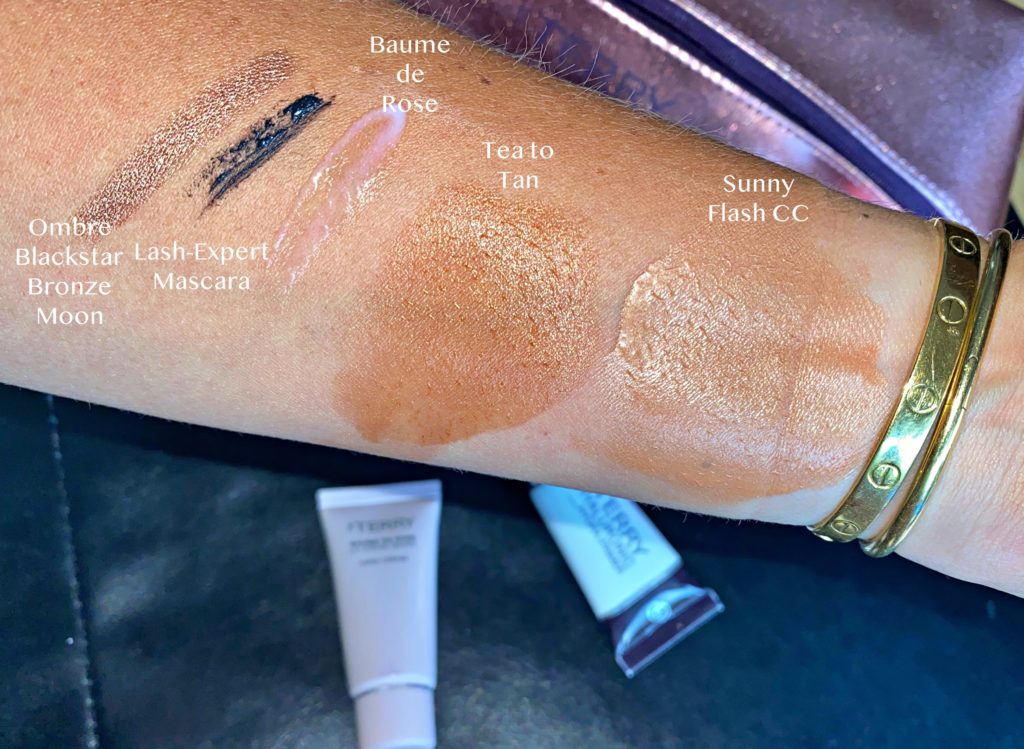 Swatches of the BY TERRY *My Best of Set in natural lighting