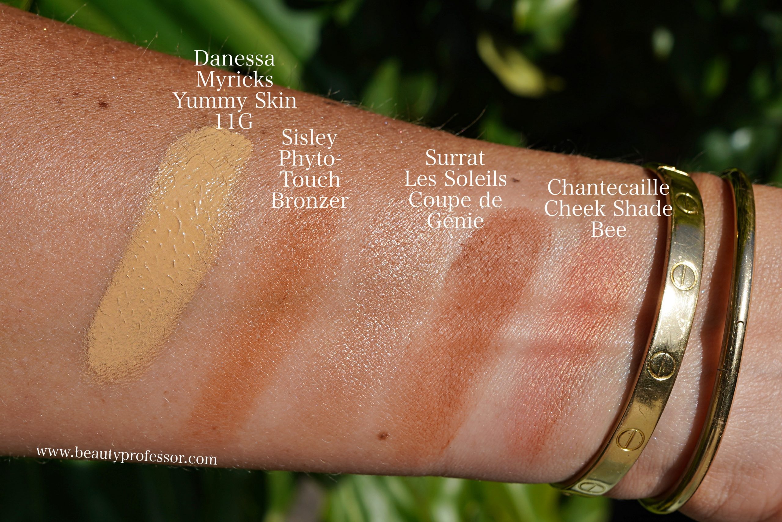makeup arm swatch from the from Beautylish Gift Card Event