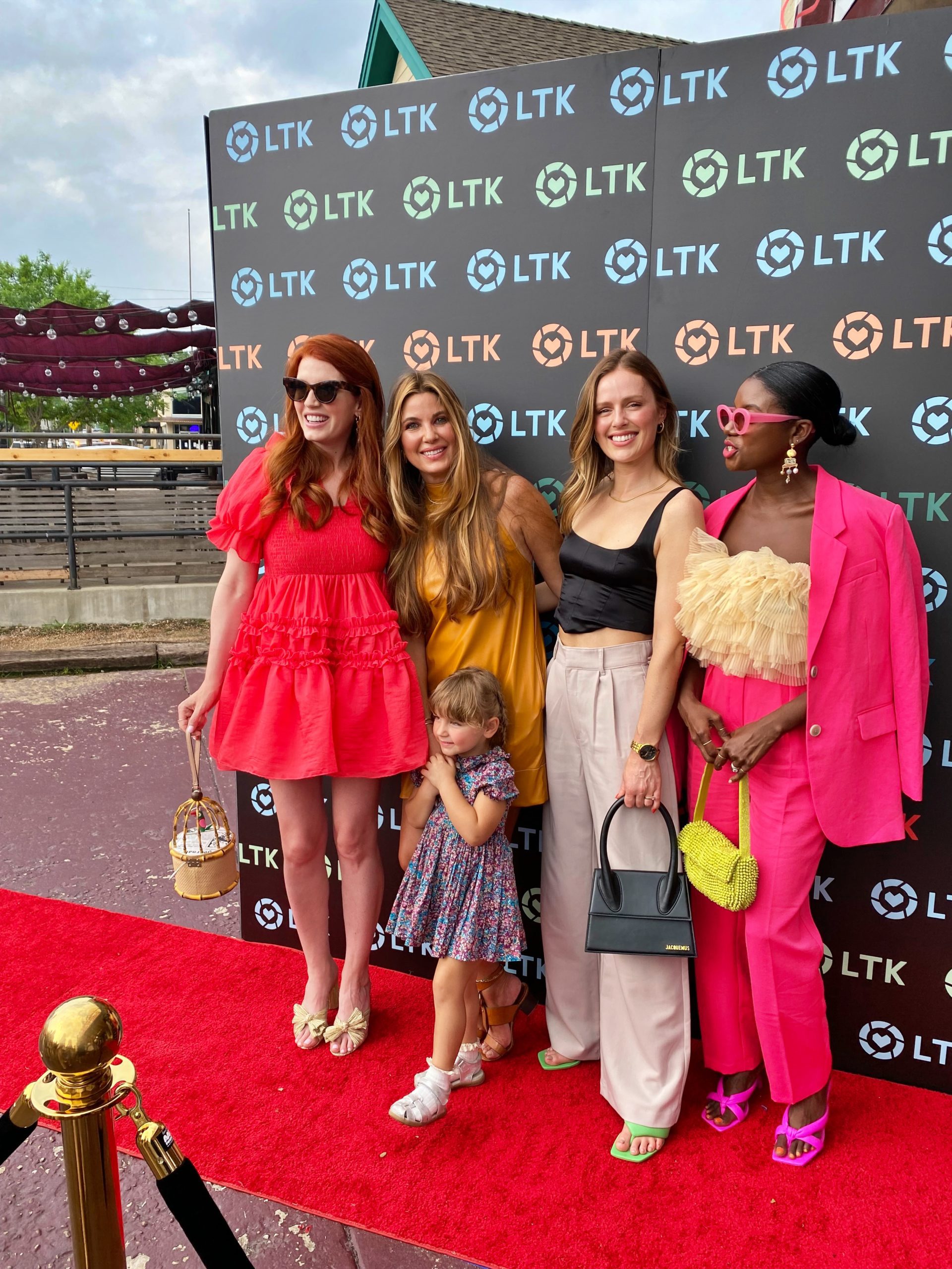 With LTK Founder Amber Venz Box, Joey Elle, Charlotte B. and Brandy G. on the red carpet