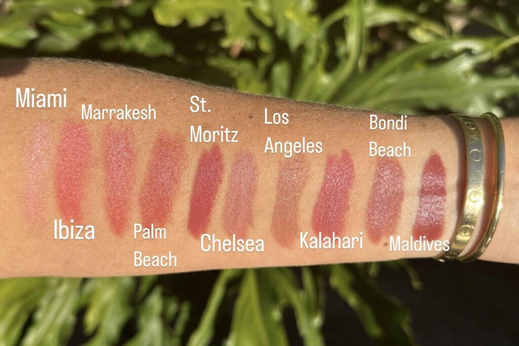 le metier de beauté color core lipstick swatches