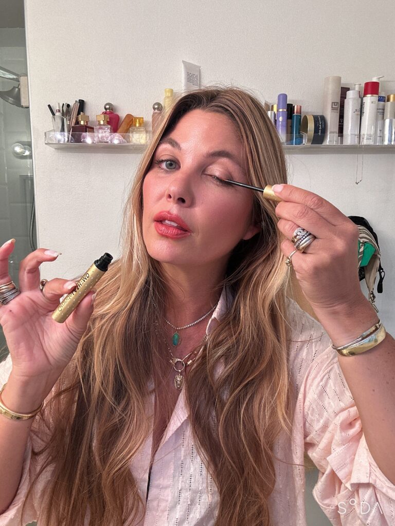Rachel Anise Wegter Beauty Professor blogger using the GrandeLASH-MD on her lashes