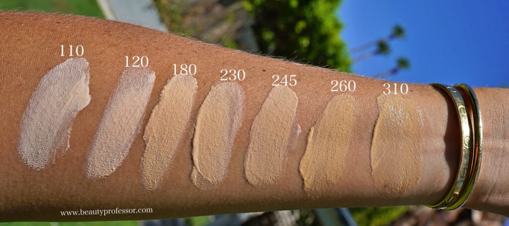 Youthforia Date Night Serum Foundation swatches for August Beauty Launches
