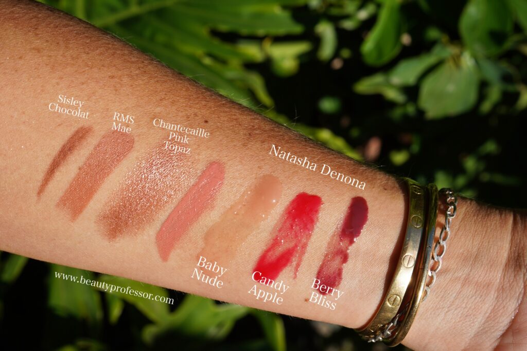 Natasha Denona lip mask swatches