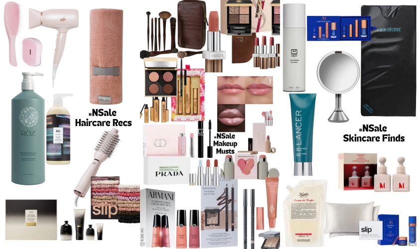 Beauty Professor shares a collage beauty products from the Nordstrom Sale 2025 Beauty Professor shares a collage beauty products from the Nordstrom Sale 2025